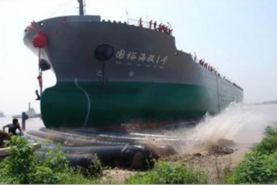 জাহাজ চালু এবং উত্তোলনের জন্য রোলার ব্যাগ